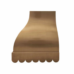 Fobest Scalloped Custom Brass Vent Hood FSS-232-Stainless Steel Range Hood-Fobest