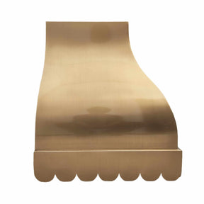 Fobest Scalloped Custom Brass Vent Hood FSS-232-Stainless Steel Range Hood-Fobest