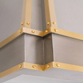 Fobest Sierra Stainless Steel Custom Range Hood with Class Crown FSS-1-Stainless Steel Range Hood-Fobest