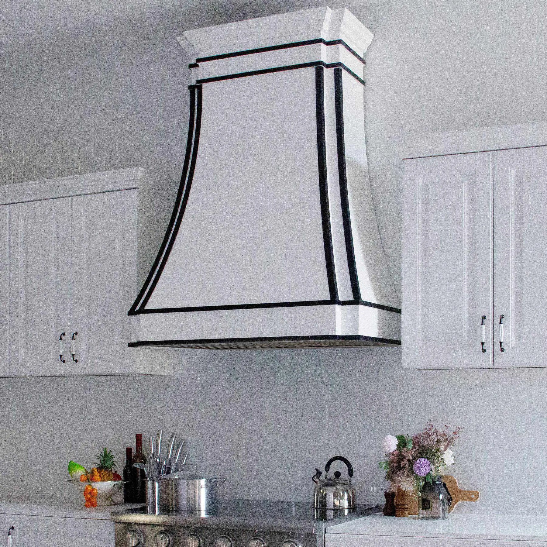 Fobest Sierra Stainless Steel Custom Range Hood with Class Crown FSS-1-Stainless Steel Range Hood-Fobest