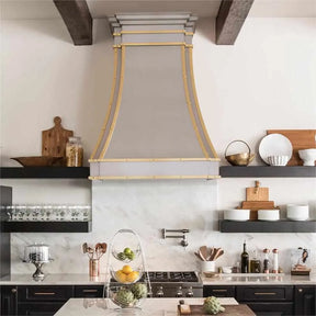 Fobest Sierra Stainless Steel Custom Range Hood with Class Crown FSS-1-Stainless Steel Range Hood-Fobest
