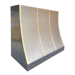 Fobest Sloped Stainless Steel Custom Range Hood FSS-128-Stainless Steel Range Hood-Fobest