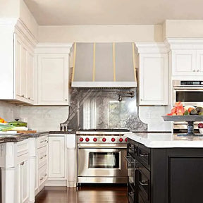 Fobest Sloped Stainless Steel Custom Range Hood FSS-128-Stainless Steel Range Hood-Fobest
