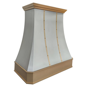 Fobest Stainless Range Hood with Brass Bands FSS-431-Stainless Steel Range Hood-Fobest