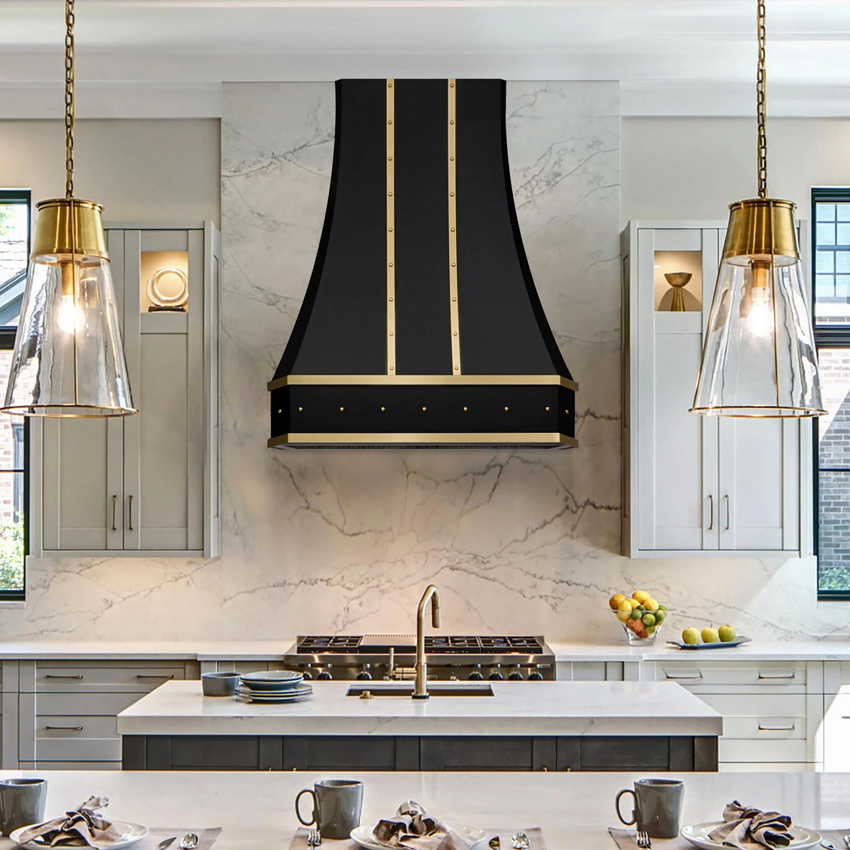 Fobest Stainless Steel Black Kitchen Hood with Class Design FSS-273-Stainless Steel Range Hood-Fobest