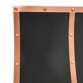Fobest Stainless Steel Black Range Hood with Copper Straps FSS-242-Stainless Steel Range Hood-Fobest