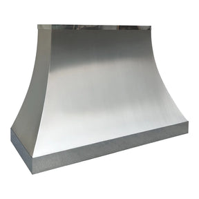 Fobest Stainless Steel Custom Hood with Top and Bottom Mirror Straps FSS-332-Stainless Steel Range Hood-Fobest