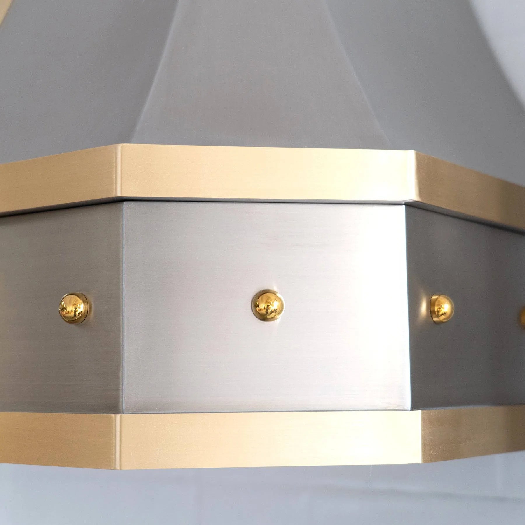 Fobest Stainless Steel Custom Kitchen Hood with Polished Crown FSS-138-Stainless Steel Range Hood-Fobest