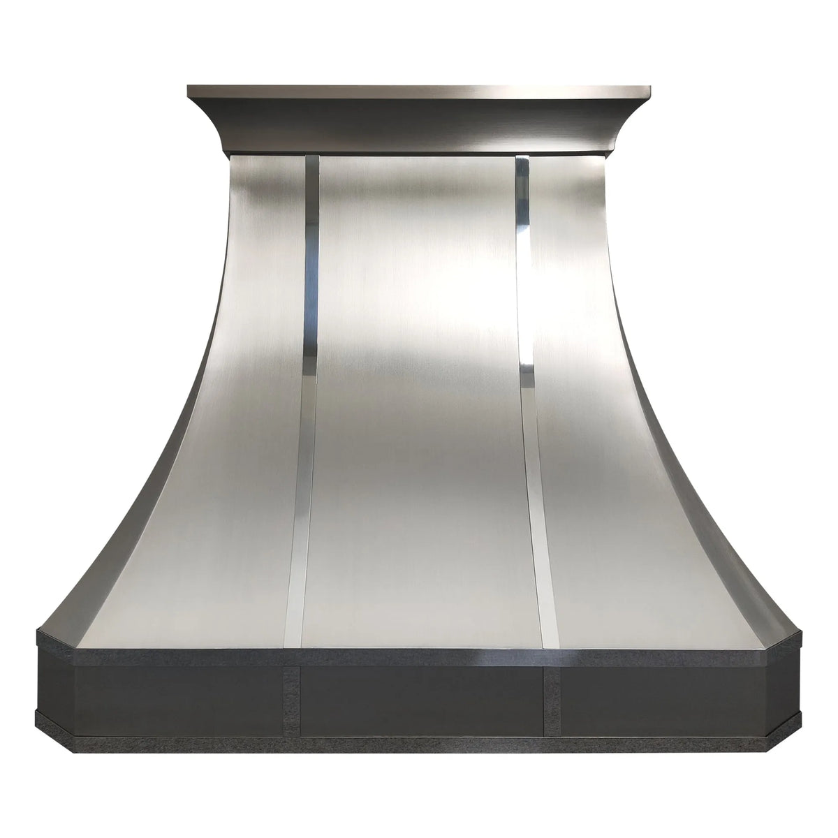 Fobest Stainless Steel Custom Kitchen Range Hoods with Polished Straps FSS-460