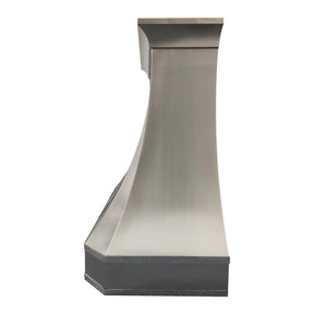 Fobest Stainless Steel Custom Kitchen Range Hoods with Polished Straps FSS-460