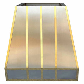 Fobest Stainless Steel Custom Range Hood with Three Straps FSS-25-Stainless Steel Range Hood-Fobest