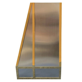 Fobest Stainless Steel Custom Range Hood with Three Straps FSS-25-Stainless Steel Range Hood-Fobest