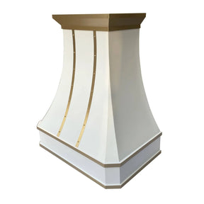 Fobest Stainless Steel Custom Vent Hood with Brass Crown FSS-60-Stainless Steel Range Hood-Fobest