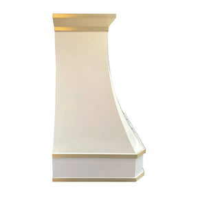 Fobest Stainless Steel Custom Vent Hood with Brass Crown FSS-60-Stainless Steel Range Hood-Fobest