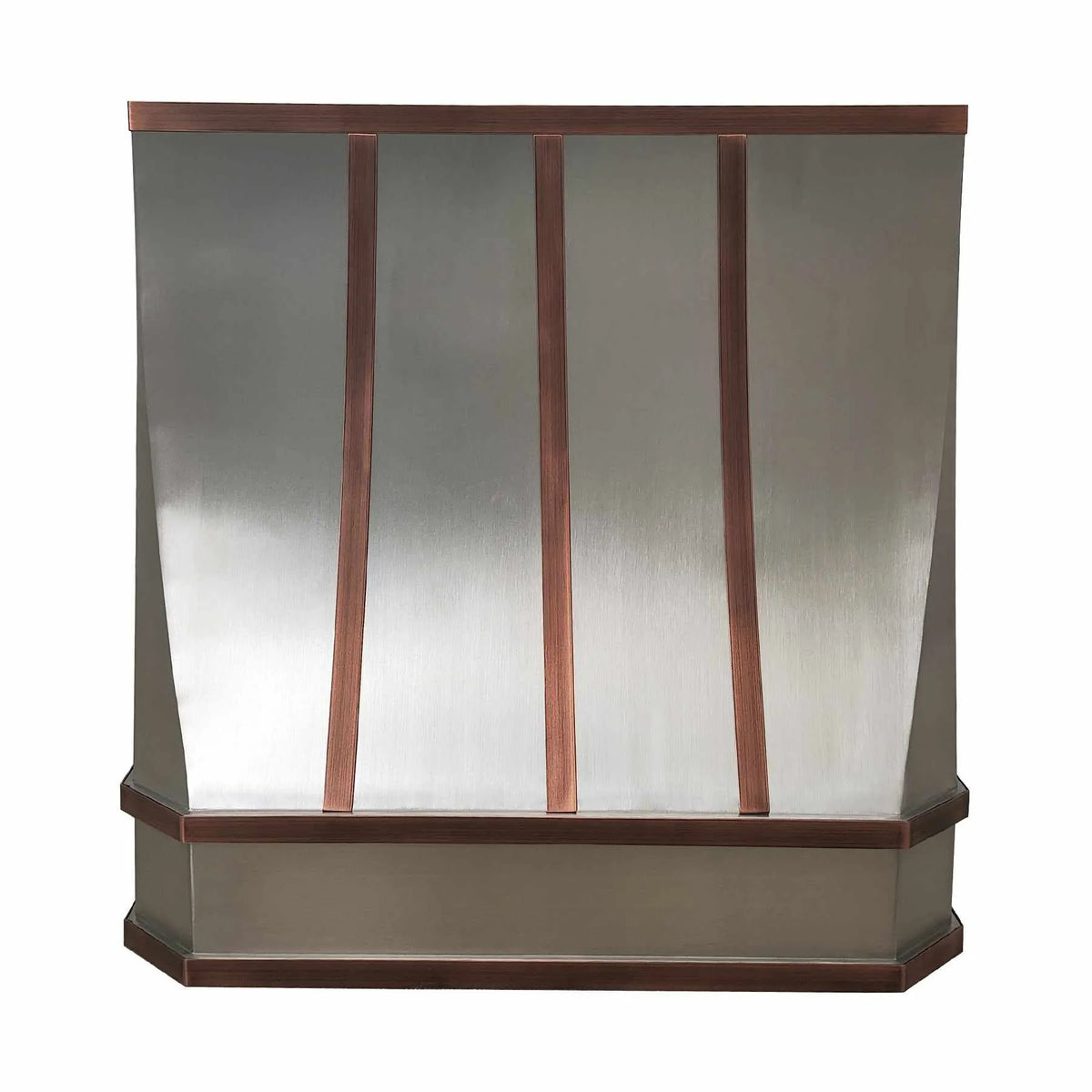 Fobest Stainless Steel Custom Vent Hood with Copper Accent FSS-237-Stainless Steel Range Hood-Fobest