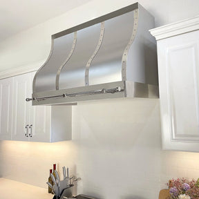 Fobest Stainless Steel Custom Vent Hood with Mirror Trims FSS-31-Stainless Steel Range Hood-Fobest
