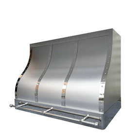Fobest Stainless Steel Custom Vent Hood with Mirror Trims FSS-31-Stainless Steel Range Hood-Fobest