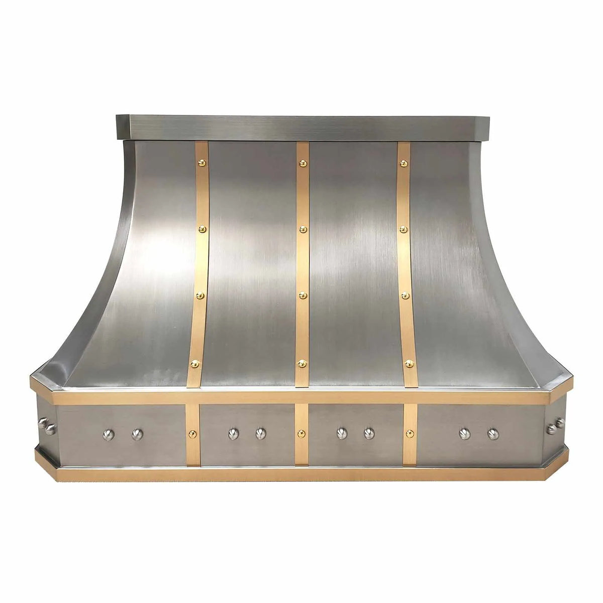 Fobest Stainless Steel Kitchen Range Hood with Big Rivets FSS-198-Stainless Steel Range Hood-Fobest