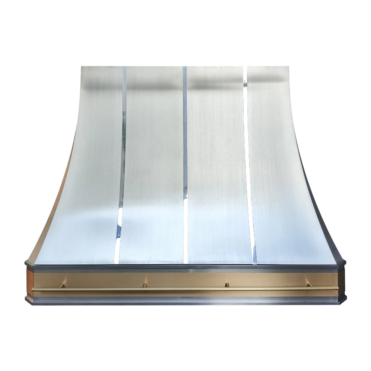 Fobest Stainless Steel Kitchen Range Hood with Decorative Brass Apron FSS-458