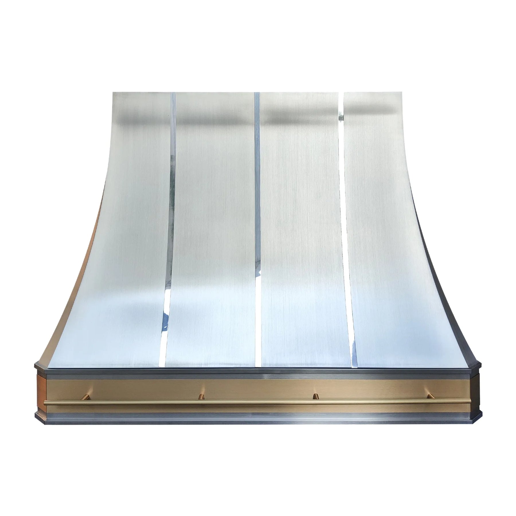 Fobest Stainless Steel Kitchen Range Hood with Decorative Brass Apron FSS-458