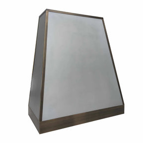 Fobest Stainless Steel Range Hood with Aged Brass Trims FSS-266-Stainless Steel Range Hood-Fobest
