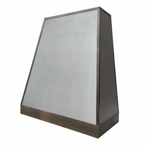 Fobest Stainless Steel Range Hood with Aged Brass Trims FSS-266-Stainless Steel Range Hood-Fobest