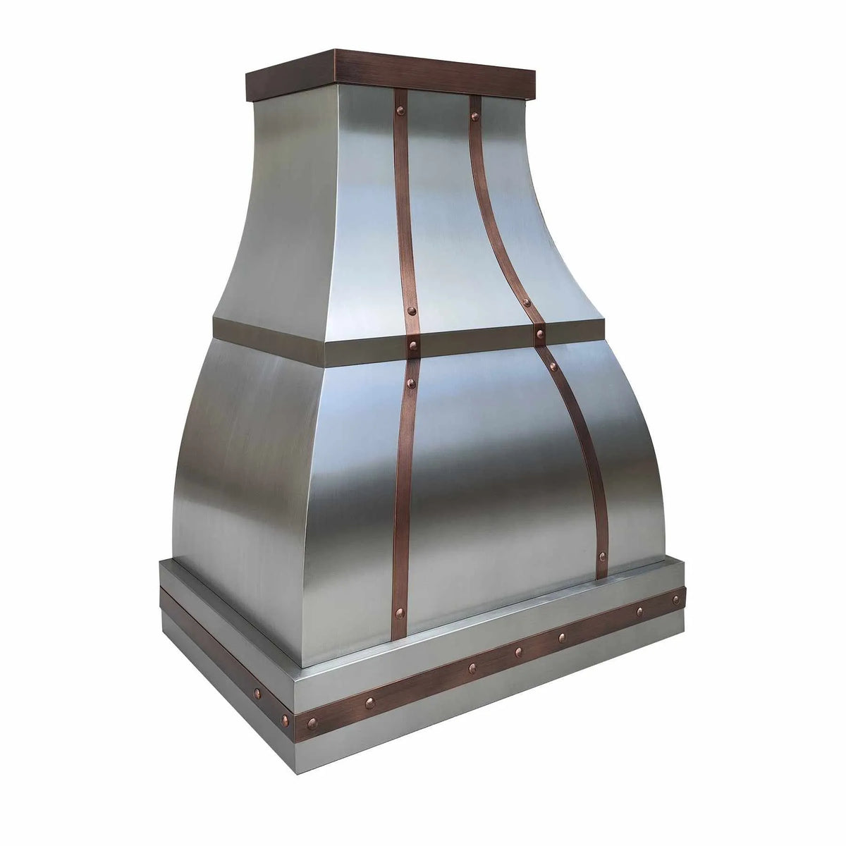 Fobest Stainless Steel Range Hood with Antique Straps FSS-292-Stainless Steel Range Hood-Fobest