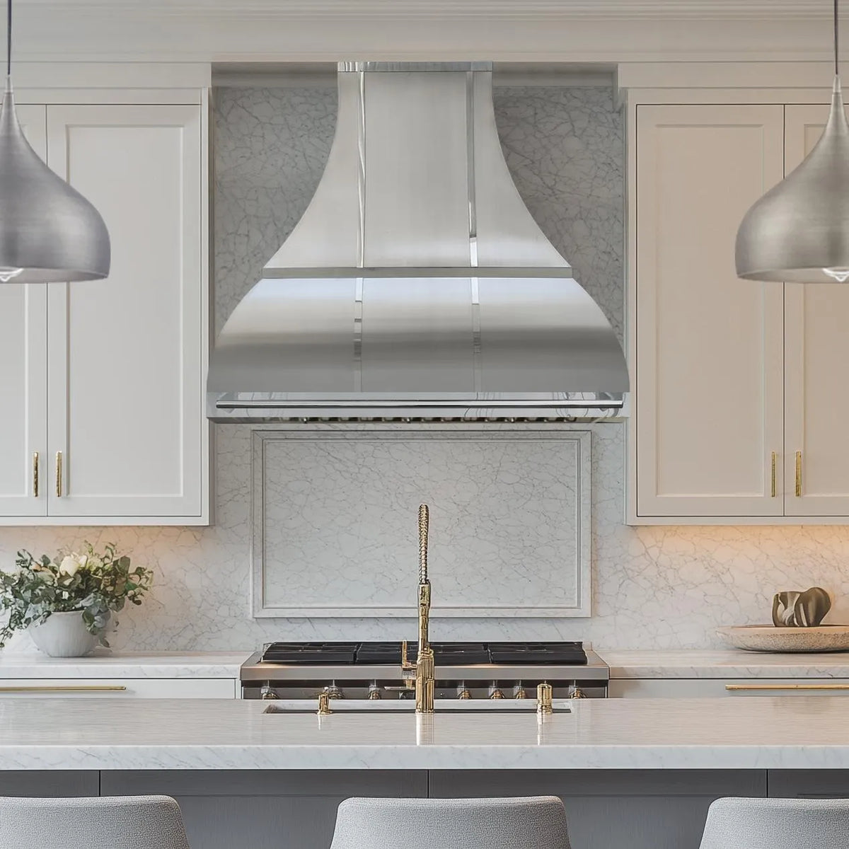 Fobest Stainless Steel Range Hood with Bell Shape FSS-320-Stainless Steel Range Hood-Fobest