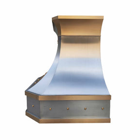 Fobest Stainless Steel Range Hood with Brass Crown FSS-295-Stainless Steel Range Hood-Fobest