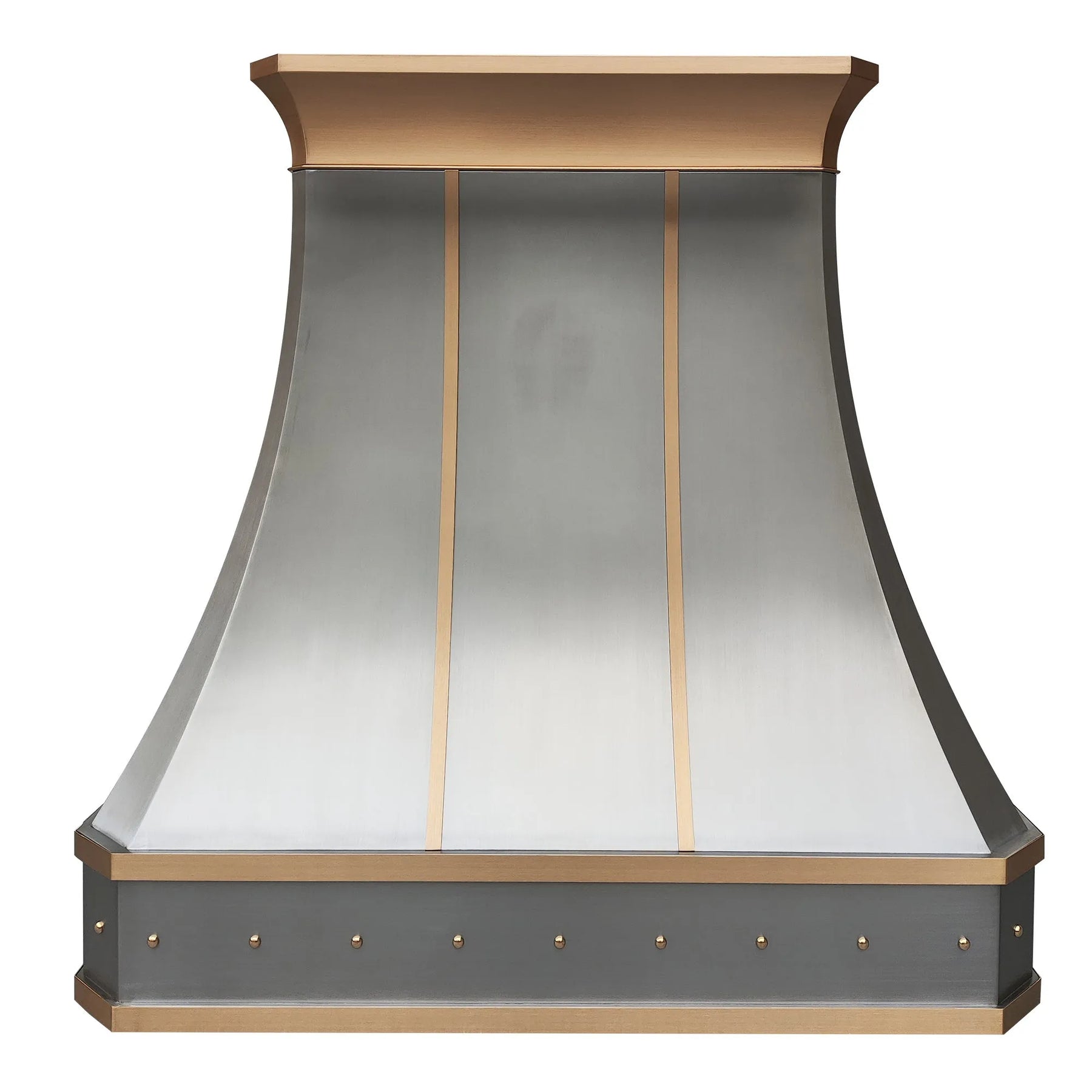 Fobest Stainless Steel Range Hood with Brass Crown FSS-295-Stainless Steel Range Hood-Fobest