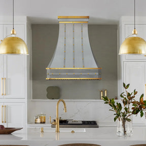 Fobest Stainless Steel Range Hood with Brass Straps FSS-318