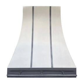 Fobest Stainless Steel Range Hood with Brushed Grey Straps FSS-115-Stainless Steel Range Hood-Fobest