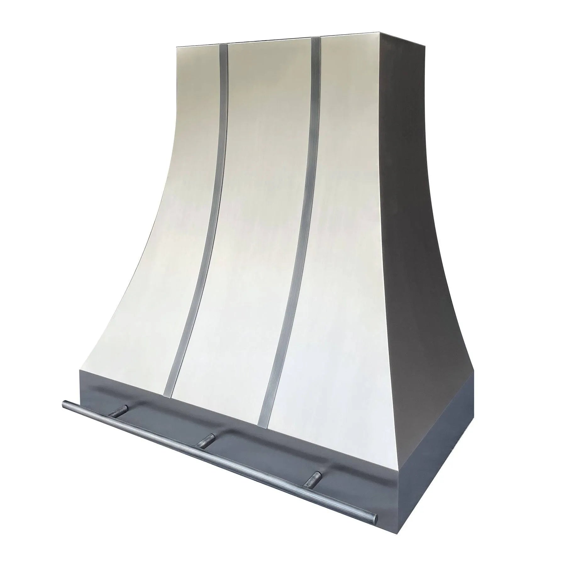 Fobest Stainless Steel Range Hood with Brushed Grey Straps FSS-115-Stainless Steel Range Hood-Fobest
