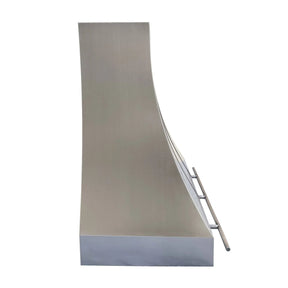 Fobest Stainless Steel Range Hood with Brushed Grey Straps FSS-115-Stainless Steel Range Hood-Fobest
