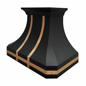 Fobest Stainless Steel Range Hood with Cross Brass Straps FSS-203-Stainless Steel Range Hood-Fobest