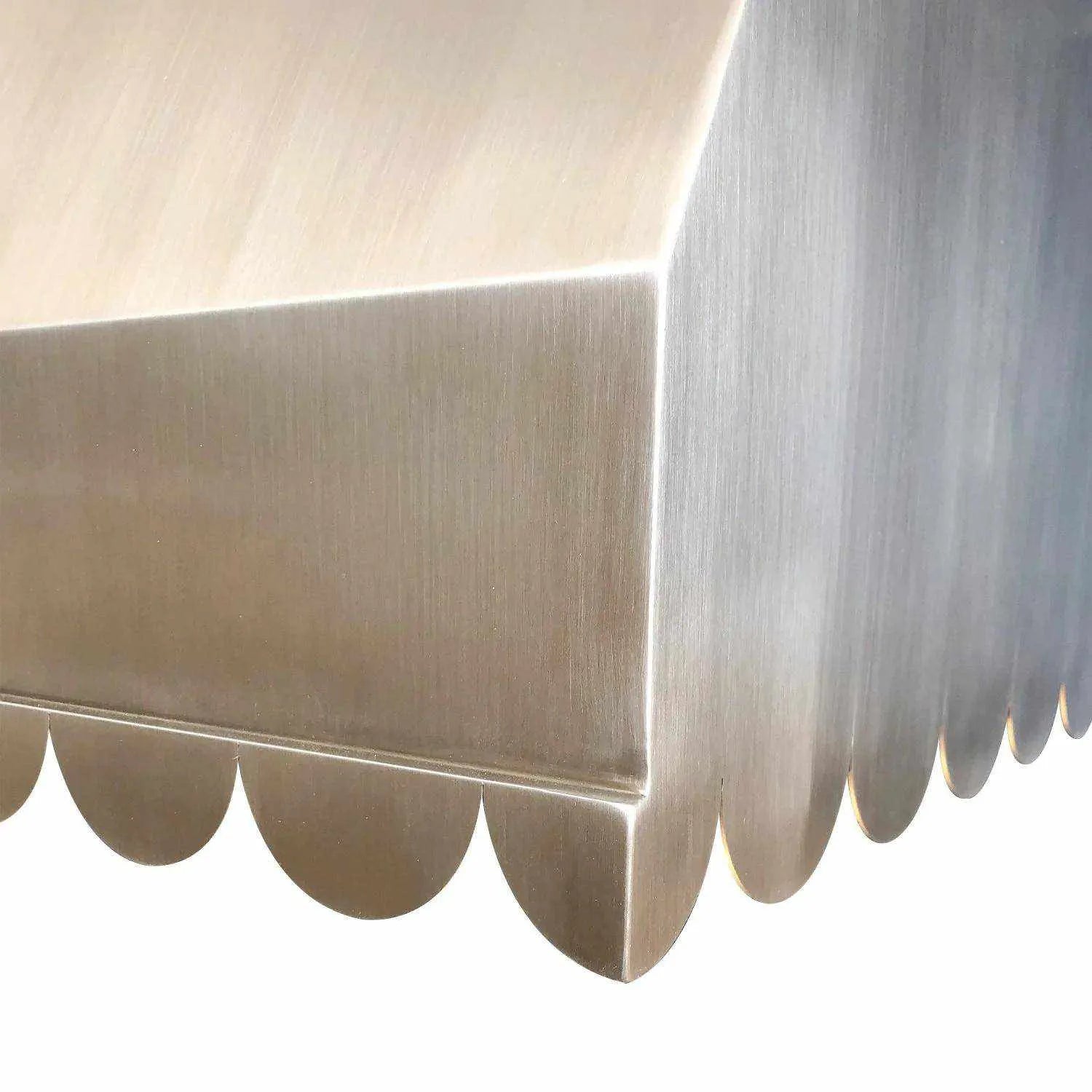 Fobest Stainless Steel Range Hood with Decorative Scalloped Edge FSS-20-Stainless Steel Range Hood-Fobest