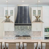 Fobest Stainless Steel Range Hood with Mirror Straps FSS-216-Stainless Steel Range Hood-Fobest