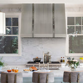 Fobest Stainless Steel Range Hood with Mirror Straps FSS-314-Stainless Steel Range Hood-Fobest