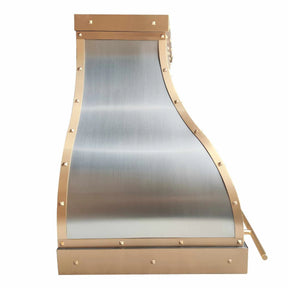Fobest Stainless Steel Range Hood with Square Rivets FSS-265-Stainless Steel Range Hood-Fobest