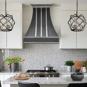 Fobest Stainless Steel Range Hood with Three Bands FSS-357-Stainless Steel Range Hood-Fobest