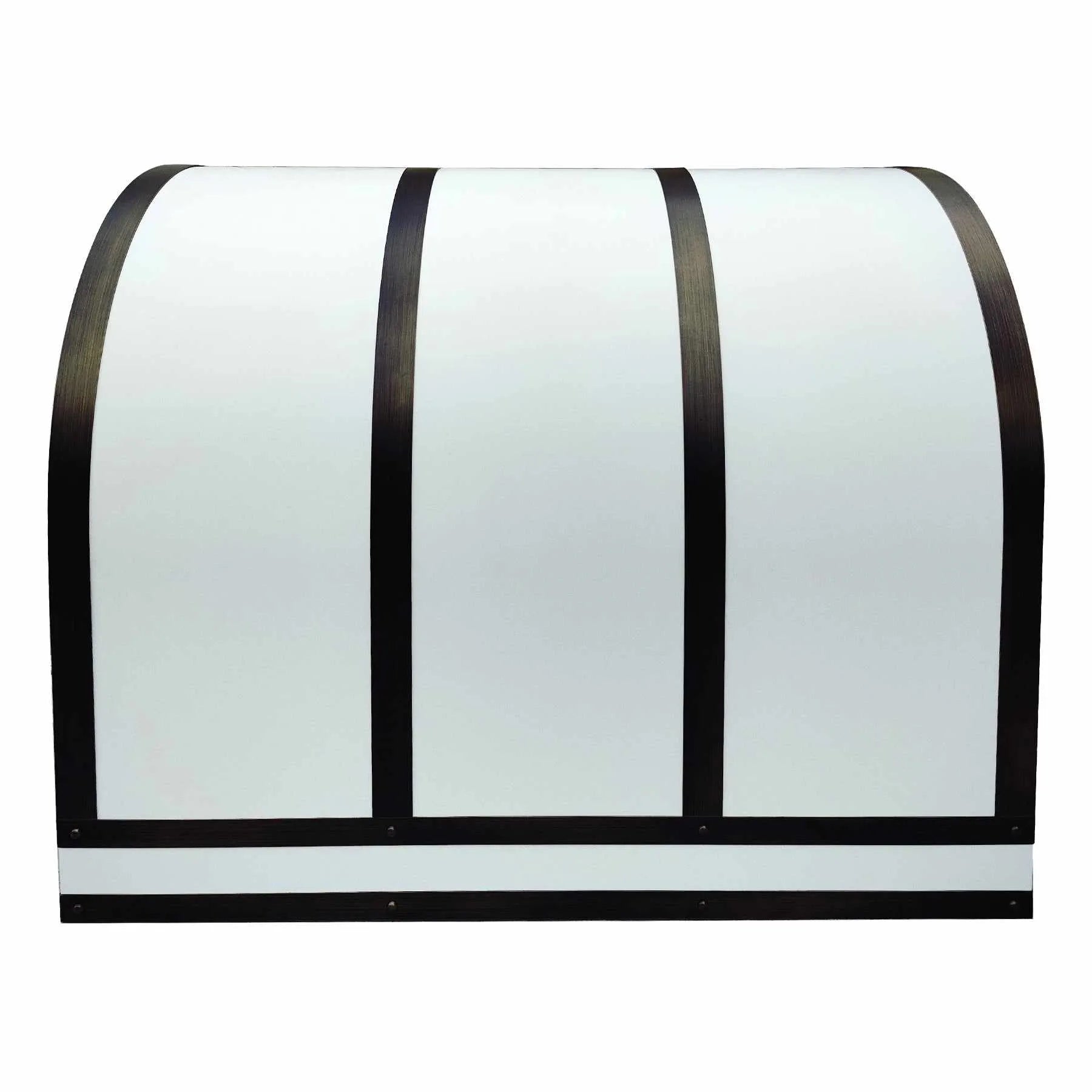 Fobest Stainless Steel Range Hood with White Barrel Design FSS-257-Stainless Steel Range Hood-Fobest
