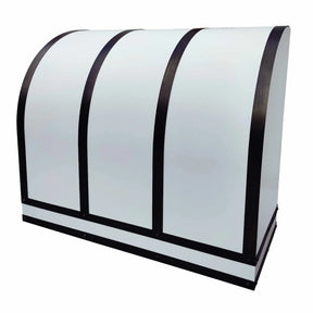 Fobest Stainless Steel Range Hood with White Barrel Design FSS-257-Stainless Steel Range Hood-Fobest