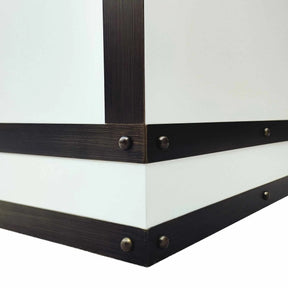 Fobest Stainless Steel Range Hood with White Barrel Design FSS-257-Stainless Steel Range Hood-Fobest