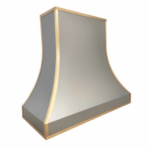 Fobest Stainless Steel Vent Hood with Brass Edge FSS-228-Stainless Steel Range Hood-Fobest