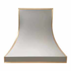 Fobest Stainless Steel Vent Hood with Brass Edge FSS-228-Stainless Steel Range Hood-Fobest