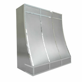 Fobest Stainless Steel Vent Hood with Mirror Straps FSS-174-Stainless Steel Range Hood-Fobest