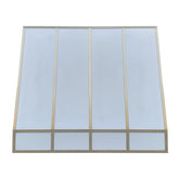 Fobest Stainless Steel White Range Hood with Brass Straps FSS-315-Stainless Steel Range Hood-Fobest