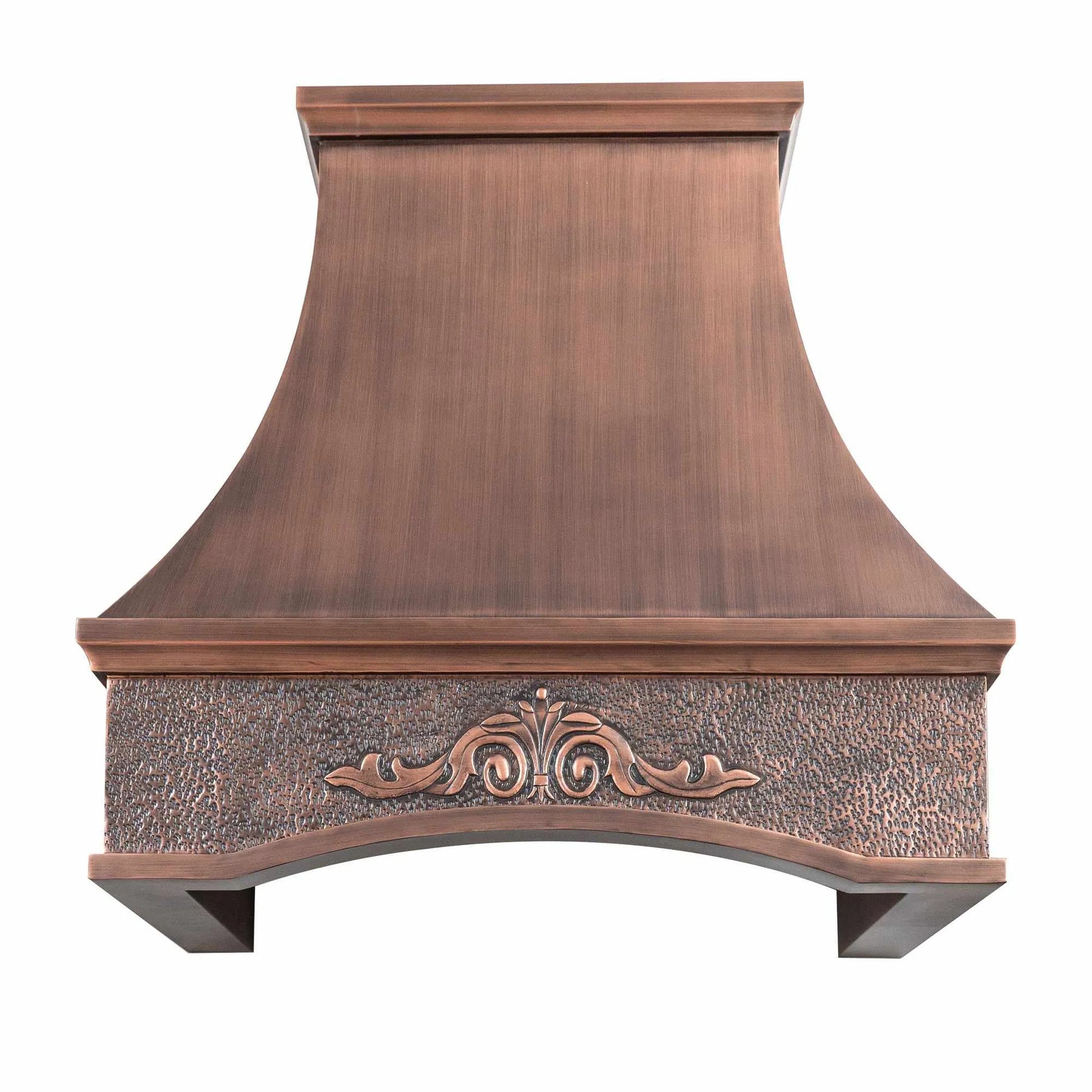 Fobest Traditional Range Hood with Arched Design FCP-146-Copper Range Hood-Fobest