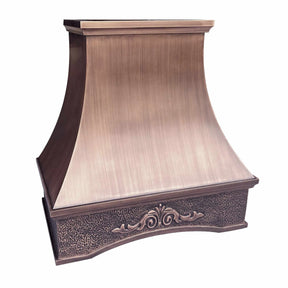 Fobest Traditional Range Hood with Arched Design FCP-146-Copper Range Hood-Fobest
