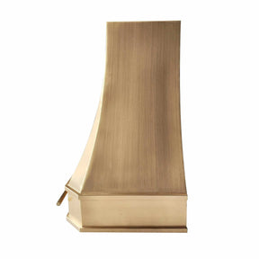 Fobest Tuscan Custom Brass Range Hood with Brass Pot rail FSS-209-Stainless Steel Range Hood-Fobest